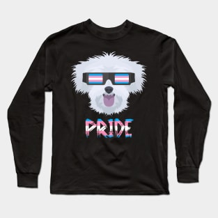 Maltese Transgender Flag Lgbt Long Sleeve T-Shirt